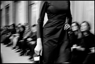 Jean Luc Fievet Jerome L Huillier Noir Black and White Photograph of Fashion Show