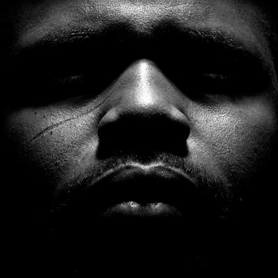 Jean Luc Fievet Untitled 1 2 2008 Expressionist Black and White Portrait of Young Man