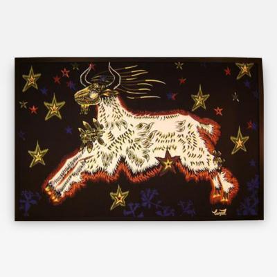 Jean Lurcat A Large Framed Mid Century Tapestry by Jean Lurcat