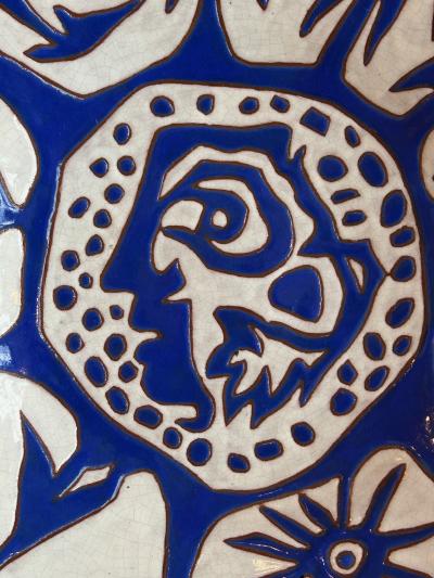 Jean Lurcat Jean Lurc at Ceramic Plate by Jean Lur at Sant vi ens France 1950s