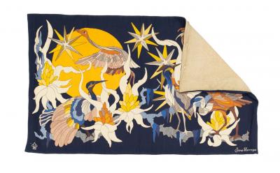 Jean Lurcat Jean Lurc at Mid Century French Tapestry Signed by Jean Lur at Artist Designer 3 11 x 6 6 