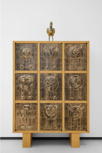 Jean Marie Fiori Gilded Sumer Cabinet 2024