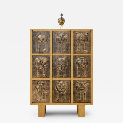 Jean Marie Fiori Gilded Sumer Cabinet 2024