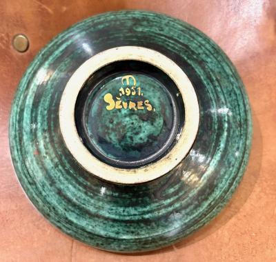Jean Mayodon Yellow Ceramic bowl by Jean Mayodon