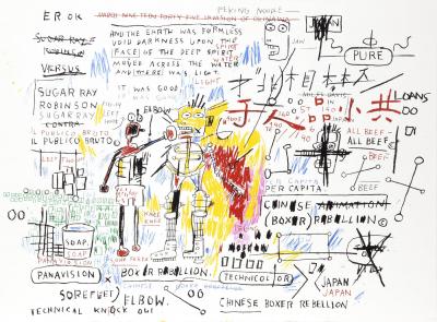 Jean Michel Basquiat Boxer Rebellion