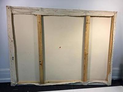 Jean Michel Basquiat Modern Painting in the Manner of Jean Michel Basquiat circa 1980