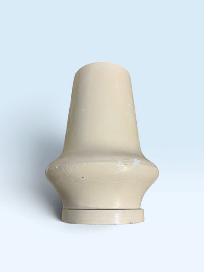 Jean Michel Frank 1940S MODERNIST WHITE PLASTER LAMPS BY JEAN MICHEL FRANK