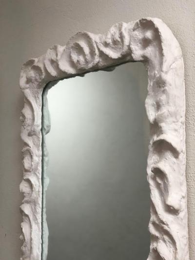 Jean Michel Frank 2 French Mid Century Modern Plaster Mirrors Style Giacometti Jean Michel Frank