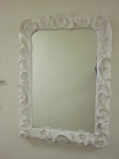 Jean Michel Frank 2 French Mid Century Modern Plaster Mirrors Style Giacometti Jean Michel Frank