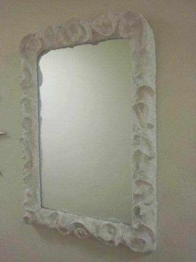 Jean Michel Frank 2 French Mid Century Modern Plaster Mirrors Style Giacometti Jean Michel Frank