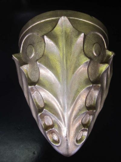 Jean Michel Frank 2 Pairs French Gilt Terracotta Sconces Giacometti Jean Michel Frank