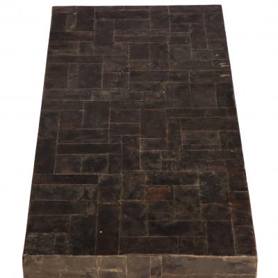 Jean Michel Frank A Mica Covered Coffee Table in the manner of Jean Michel Frank