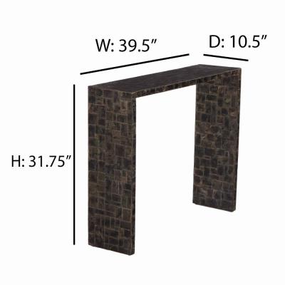 Jean Michel Frank A Mica Covered Console Table in the manner of Jean Michel Frank 