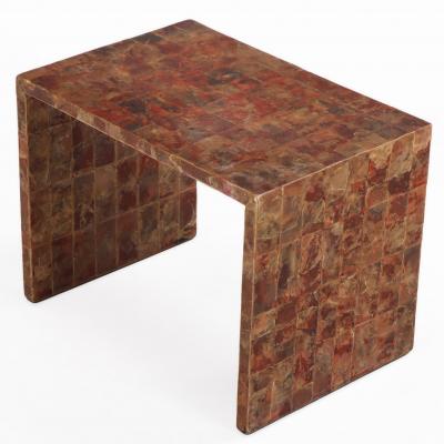 Jean Michel Frank A Mica Covered Waterfall Coffee Table in the Manner of Jean Michel Frank