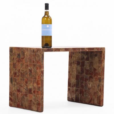 Jean Michel Frank A Mica Covered Waterfall Coffee Table in the Manner of Jean Michel Frank