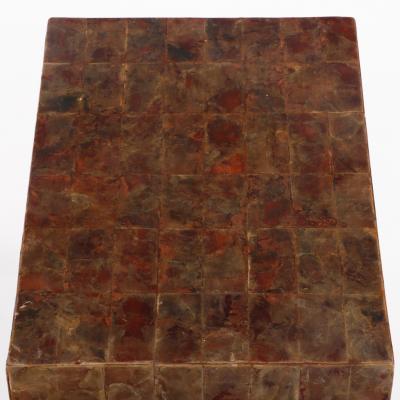 Jean Michel Frank A Mica Covered Waterfall Coffee Table in the manner of Jean Michel Frank 