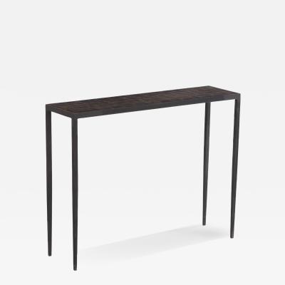 Jean Michel Frank A Mica Wrought Iron Console Table in the manner of Jean Michel Frank 