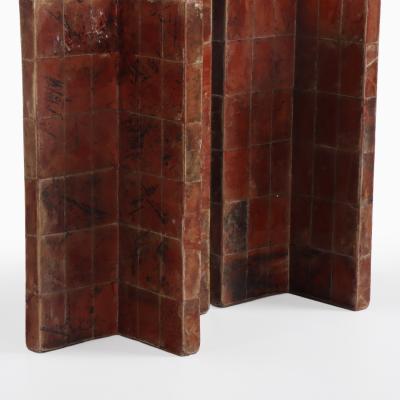 Jean Michel Frank A Pair of Mica Covered Table Lamps in the Manner of Jean Michel Frank 