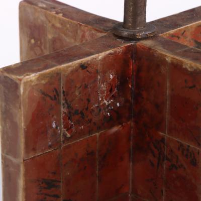 Jean Michel Frank A Pair of Mica Covered Table Lamps in the Manner of Jean Michel Frank 