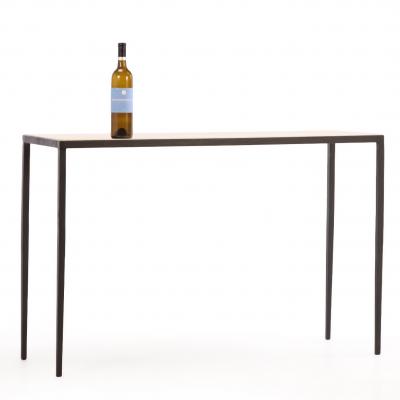 Jean Michel Frank A Parchment and Iron Console in the manner of Jean Michel Frank