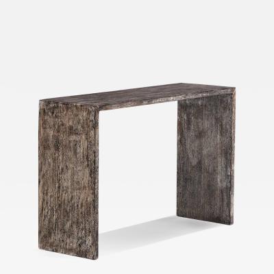 Jean Michel Frank A cerused oak console table in the manner of Jean Michel Frank Contemporary
