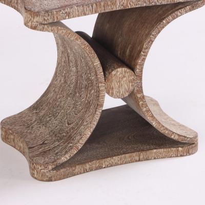 Jean Michel Frank Cerused Oak Bench Table in the manner of Jean Michel Frank Contemporary 