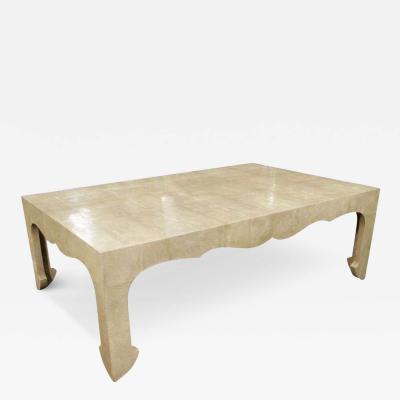 Jean Michel Frank Chinoiserie Style Shagreen Coffee Table