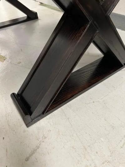 Jean Michel Frank Custom French Modern Neoclassical Carved and Cerused Oak Desk Jean Michel Frank