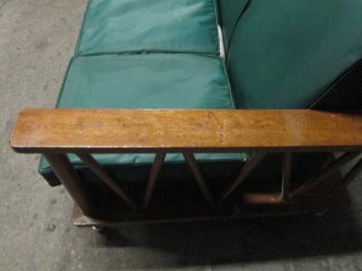 Jean Michel Frank French Cerused Oak Loveseat in the Style of Jean Michel Frank
