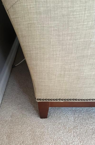 Jean Michel Frank French Mid Century Modern Style Sofa Couch in the style of Jean Michel Frank