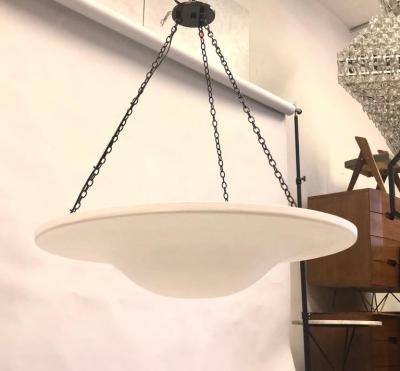 Jean Michel Frank French Modern Neoclassical Plaster Chandelier Jean Michel Frank and Giacometti