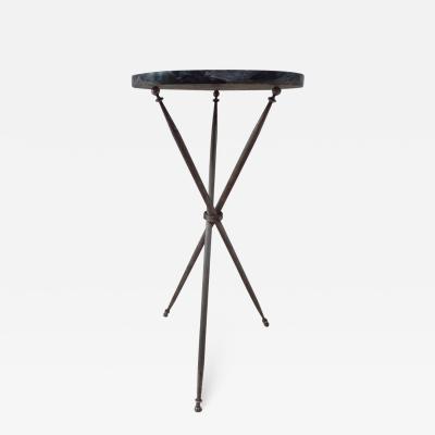 Jean Michel Frank French Modern Neoclassical Silver Gueridon in the Style of Jean Michel Frank