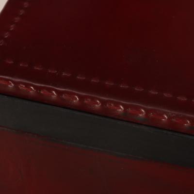 Jean Michel Frank Iron and leather writing desk in the manner of Jean Michel Frank Contemporary 