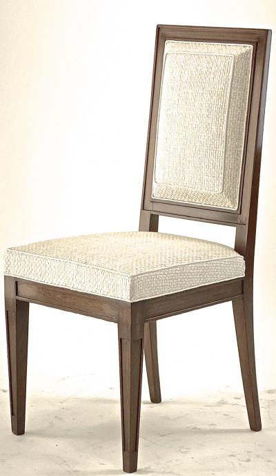 Jean Michel Frank J M Frank style set of four 40s Neo classic chairs