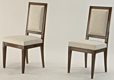Jean Michel Frank J M Frank style set of four 40s Neo classic chairs