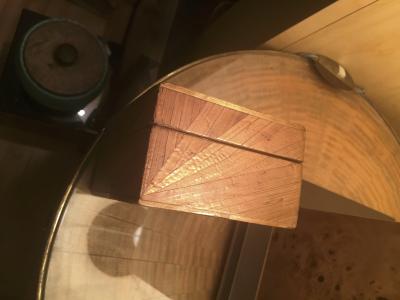 Jean Michel Frank J M Frank vintage marqueterie de paille small boxe