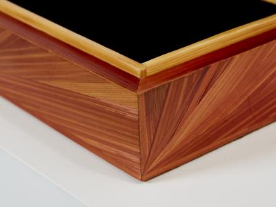 Jean Michel Frank Jean Michel Franck straw marquetry box 1930