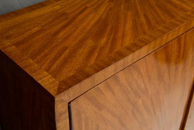 Jean Michel Frank Jean Michel Frank Inspired Exquisitely Crafted Parquetry Cabinet