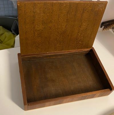 Jean Michel Frank Jean Michel Frank attributed hay marquetry refined vintage boxe