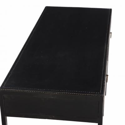 Jean Michel Frank Painted Iron and Leather Writing Desk 