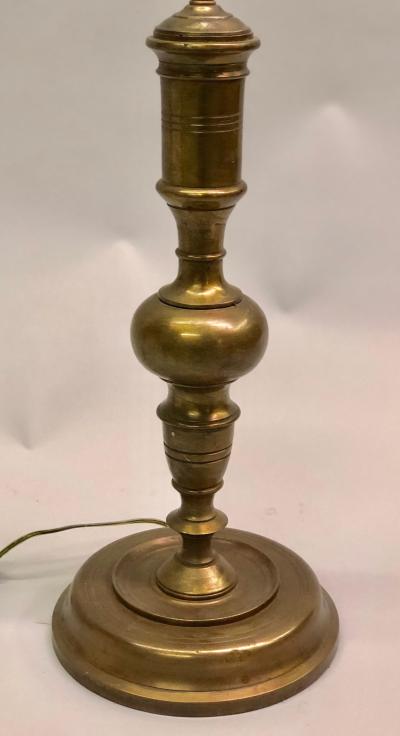 Jean Michel Frank Pair French Mid Century Modern Neoclassical Brass Table Lamps Jean Michel Frank