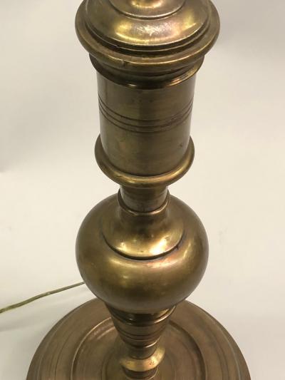 Jean Michel Frank Pair French Mid Century Modern Neoclassical Brass Table Lamps Jean Michel Frank