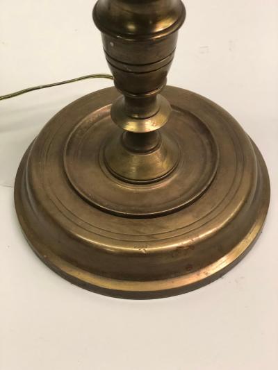 Jean Michel Frank Pair French Mid Century Modern Neoclassical Brass Table Lamps Jean Michel Frank