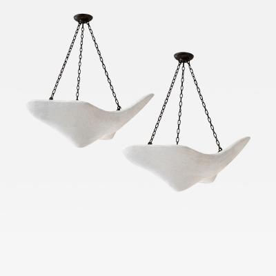 Jean Michel Frank Pair of Ceiling Lights