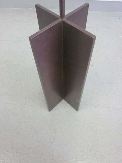 Jean Michel Frank Pair of Cross Form Table Lamps in the Manner of Jacques Quinet