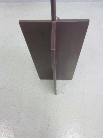 Jean Michel Frank Pair of Cross Form Table Lamps in the Manner of Jacques Quinet