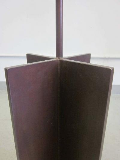 Jean Michel Frank Pair of Cross Form Table Lamps in the Manner of Jacques Quinet