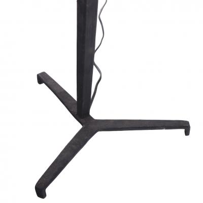 Jean Michel Frank Pair of Iron Tripod Table Lamps in the Manner of Jean Michel Frank Contemporary
