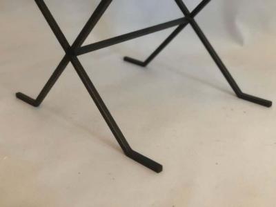 Jean Michel Frank Pair of Modern Neoclassical Benches or Stools in the Manner of Jean Michel Frank