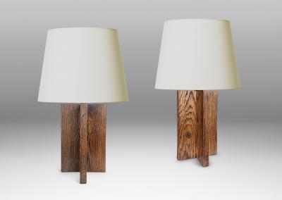 Jean Michel Frank Pair of Table Lamps by Jean Michel Frank